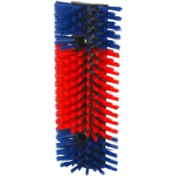 Kerbl Halbrunde Kratzbürste blau-rot rot/blau - 293100 - rot/blau