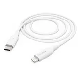 Hama Ladekabel USB-C/Lightning 1m Weiß