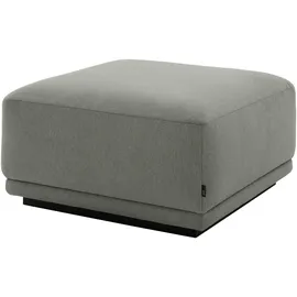 Musterring Hocker MUSTERRING, turtle, B:80cm H:41cm T:80cm, 94% Polyester, 6% Nylon, Hocker, Hocker, mit Wellenunterfederung & HR-Kaltschaum, Holzrahmen in Schwarz