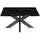 MASSIVMOEBEL24.DE Couchtisch quadratisch Schwarz Marmor 90 x 45 x 90 cm
