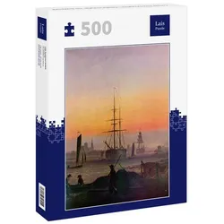 Lais Puzzle Caspar David Friedrich - Schiffe im Hafen von Greifswald 500 Teile