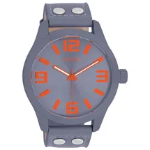 Oozoo Armbanduhr Basic Line mit Lederband 47 MM Violett/Violett C00900