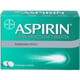 ASPIRIN 500 mg überzogene Tabletten 20 St.