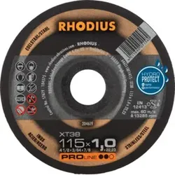 RHODIUS Trennscheibe XT38 115 x 1,0mm gerade