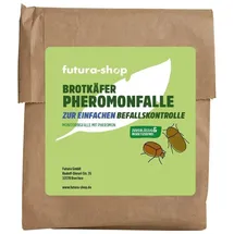 futura-shop Brotkäferfalle Pheromonfalle 3 Klebeflächen Geruchsneutral