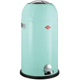 Wesco Kickmaster mint grün pulverbeschichtetes Stahlblech, eingebauter Dämpfer, 33 Liter Volumen, großer Einwurf