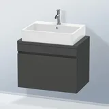 Duravit DuraStyle 70x47,8cm, graph ma, f Konsole, 1 Auszug