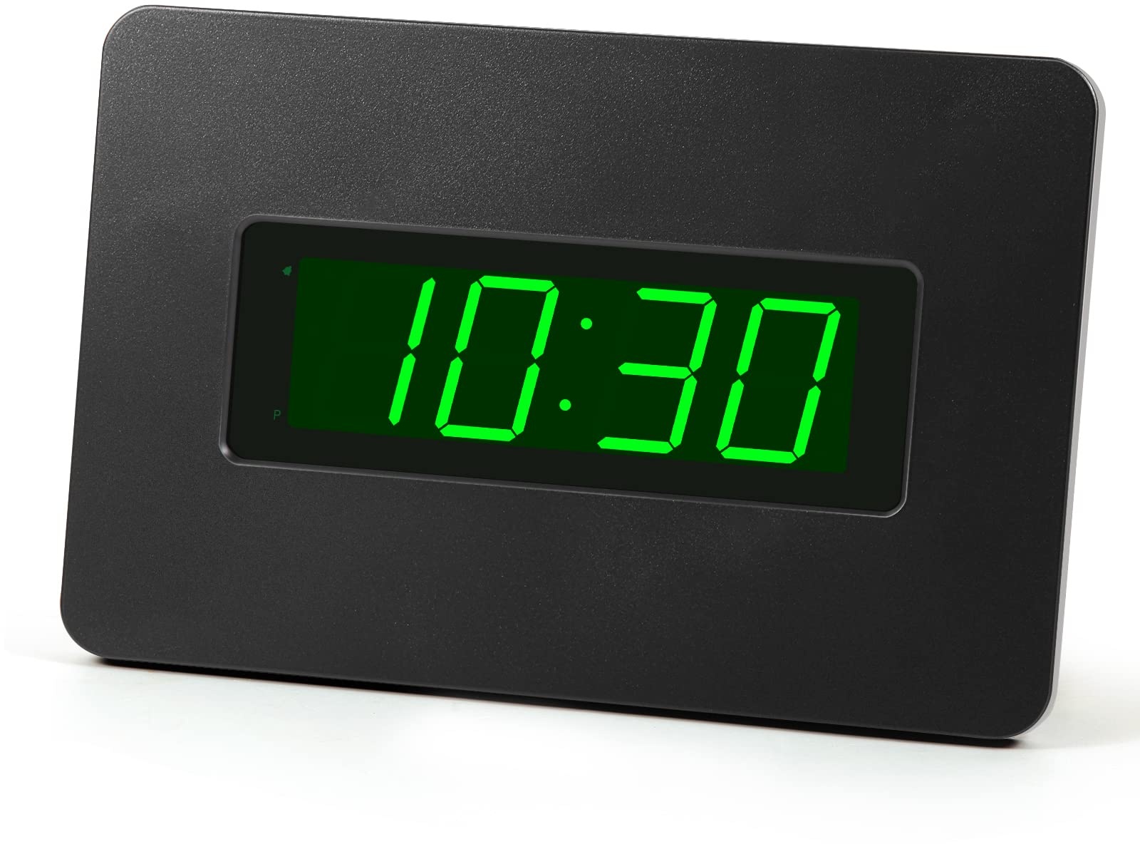 Timegyro Digital LED Wanduhr Batteriebetrieb Tischuhr Wecker für Schlafzimmer nur mit Batterie betrieben