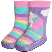 Playshoes Hüttenschuh Einhorn in Multicolor | Gr.: 22/23
