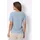 Classic Basics Sieh an! Kurzarm-Shirt in himmelblau-meliert | Gr.: 44