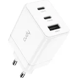 Cudy TELZ 30W 3x USB-C GaN Ladegerät, weiß