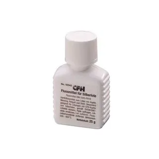 CFH Flussmittel für Silberlote FM 343 25 g, Lötpaste zum Löten von Kupfer, Messing, Rotguss und Stahl, Enthält Kaliummetaborat