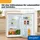 Exquisit Retro Vollraumkühlschrank RKS120-V-H-160C (122 l, 895 mm hoch, Magnolienweiß)