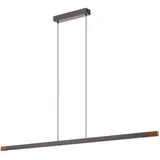 EGLO LED-Pendelleuchte Lisciana Grau 110 cm x 126 cm