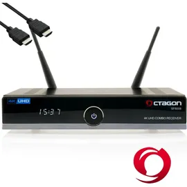Octagon SF8008 4K UHD E2 Linux Dual WiFi DVB-S2X & DVB-C/T2 USB WLAN