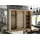 altdecor Schiebetürenschrank 250 x 215 x 61 cm Sonoma Eiche