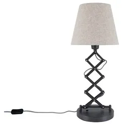 Näve Scherentischleuchte Adrienne h: 71cm natur