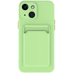 Schutz Handy Hülle für Apple iPhone 15 Plus Case Back Cover Etuis Kartenfach Neu