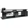 Vladon Movie Lowboard 134 x 29 x 39 cm Weiß matt/Eiche