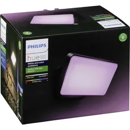 Philips Außenwandleuchte Aluminium 15,3 cm inkl. Bewegungsmelder schwarz