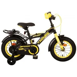 Volare Thombike Kinderbike - Jungen - 12 Zoll - Schwarzgelb - Zwei Handbremsen 12