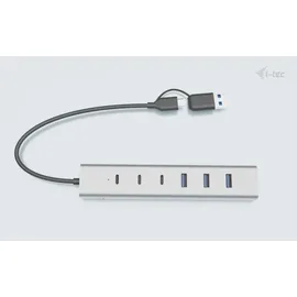 iTEC I-tec CAHUBMETAL7 USB-Kombi-Hub Grau