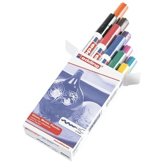 Glanz Lackmarker farbsortiert 2,0 - 4,0 mm, 10 St.