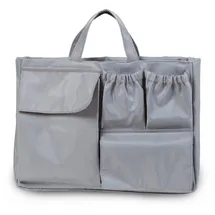 Childhome CHILDHOME, Taschen-Organizer, mehrere Fächer, kompatibel mit Mommy Bag, Grau