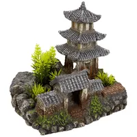 Nobby Aquariendeko Asiatischer Tempel mit Pflanzen