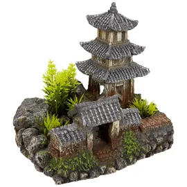 Nobby Aquariendeko Asiatischer Tempel mit Pflanzen
