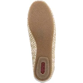 Rieker Damen Ballerina 41480-60 beige Gr. 36