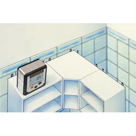 LASERLINER Digitale Wasserwaage MasterLevel Box Schwarz/Grau 0,06 m