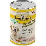 LandFleisch Geflügel mit Reis & Gartengemüse extra mager 400g