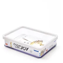 Rotho Dose Loft 1 l Transparent/Weiß