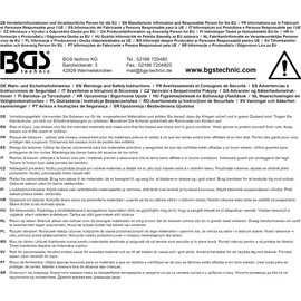 BGS Blechschere links/gerade schneidend 85832