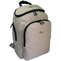 HUGGER Laptop Designer-Tasche Rucksack 15 Zoll beige 360B-102