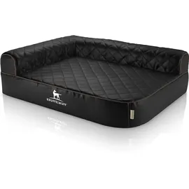 Knuffelwuff Hundebett Winslow L 85 x 63 cm schwarz