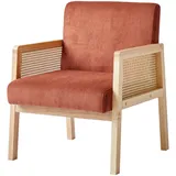 Möbel Kraft Sessel Borgo 60 x 76 x 64 cm Rot