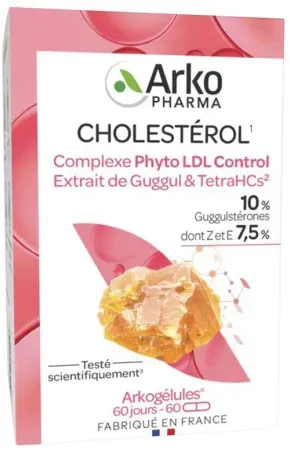 Arkopharma Arkogélules Cholesterin 2 Monate 60 Kapseln