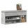 vidaXL Schuhbank 102 x 30,5 x 45 cm betongrau / grau