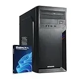 HYPER BYTE® Office PC – Computer mit Intel Quad Core i5 mit 3,6 GHz | 8 GB RAM | 240 GB SSD Festplatte | Win 11 Pro | WLAN | DVD+RW | USB 3.0 | High End Office Tower-Pc