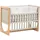 Geuther Beistellbett Hato, Baby Erstausstattung für Babyzimmer ab Geburt I Babybett mit Rollen, Gitterbett umbaubar als Kinderbett, Sitzbank oder Kindertisch I Buchenholz, Natur-Beige