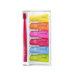 CURAPROX Be You Mix Set 6 Zahnpasten + 1 Zahnbürste 6X10 ml