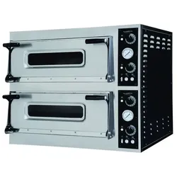 Combisteel Pizzaofen mit 2x3 Heizplatten und 2x6 Pizzen Ø360mm 400V