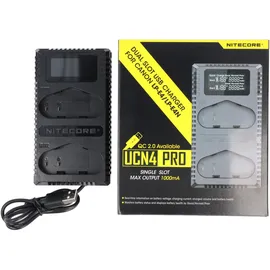 Nitecore Hückmann USB Ladegerät UCN4PRO UCN4 PRO