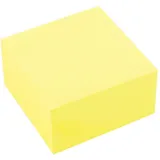D.RECT Haftnotizen 76x76 mm – 400 Blatt Gelb – Super Sticky Notes – Selbstklebende Notizzettel für Büro, Schule und Zuhause – Wiederverwendbare Haftnotizzettel Würfel