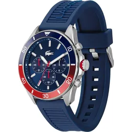 Lacoste Chronograph Quarz Uhr für Herren mit Blaues Silikonarmband - 2011154