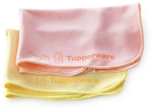 Preisvergleich Produktbild TUPPERWARE Tupperware FaserPro Durchblick gelb + rosa Reinigungstücher