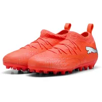 Puma Future 9 Match MG Kinder glowing red/puma white/puma black 37