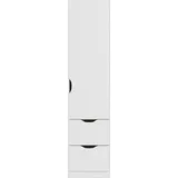 Freiham 47 x 197 x 54 cm weiß mit Schubkästen